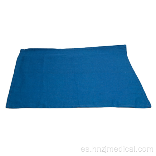 Colcha impermeable médica de tela no tejida azul